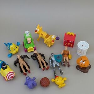 Colorful Action Figure and Vehicle Playset